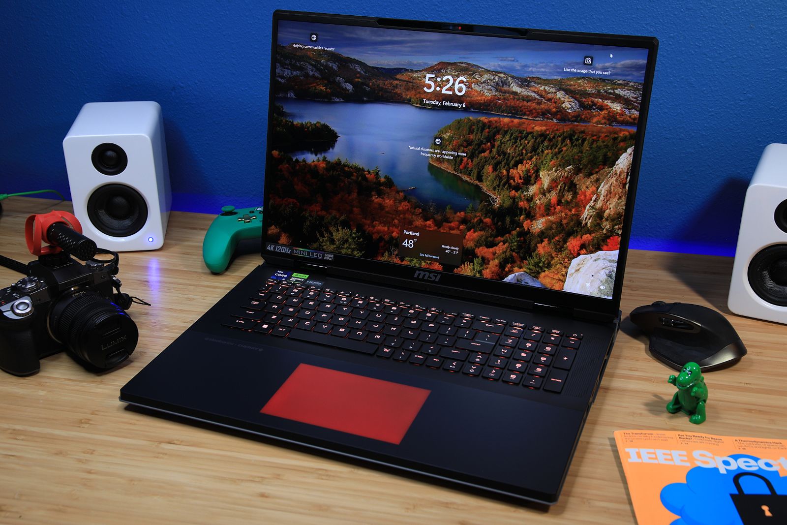 Acer Predator Triton 17 showcasing its sleek design and display