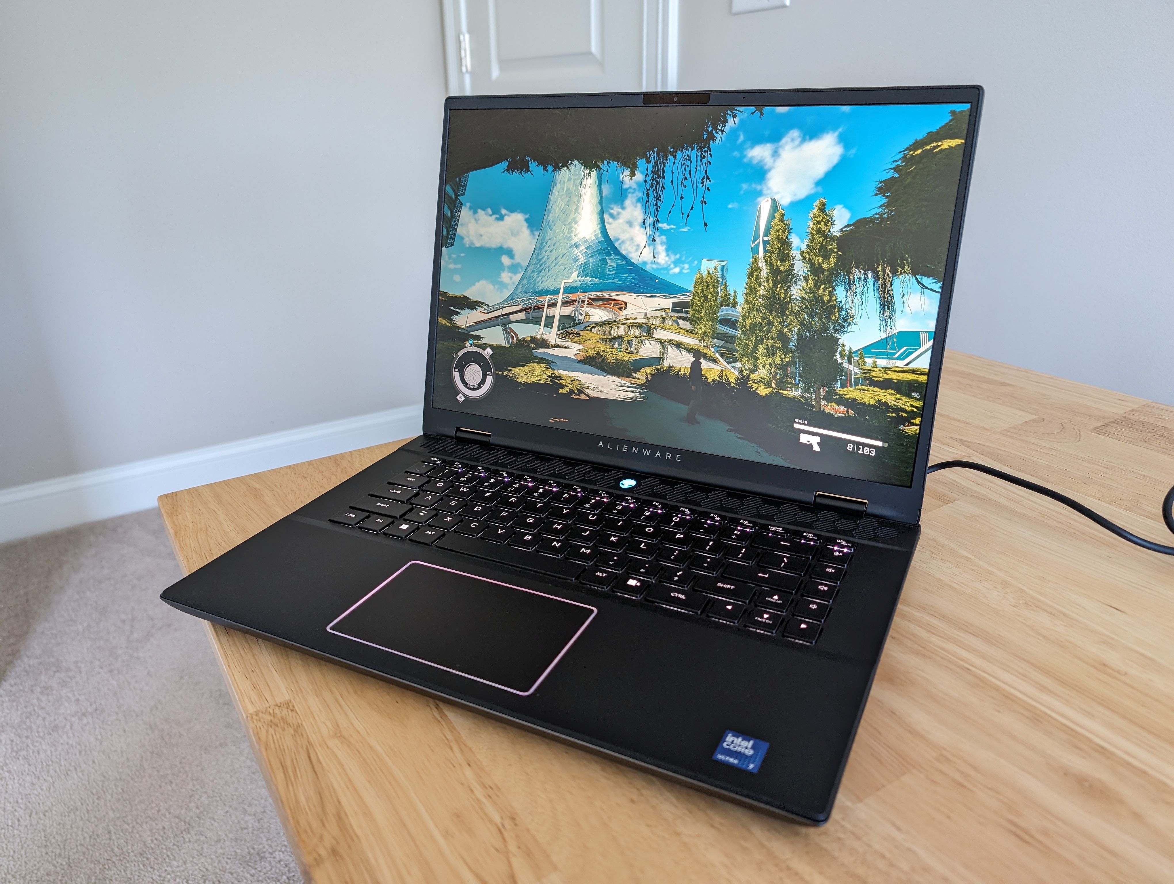 Alienware m16 R2 showcasing its gaming capabilities