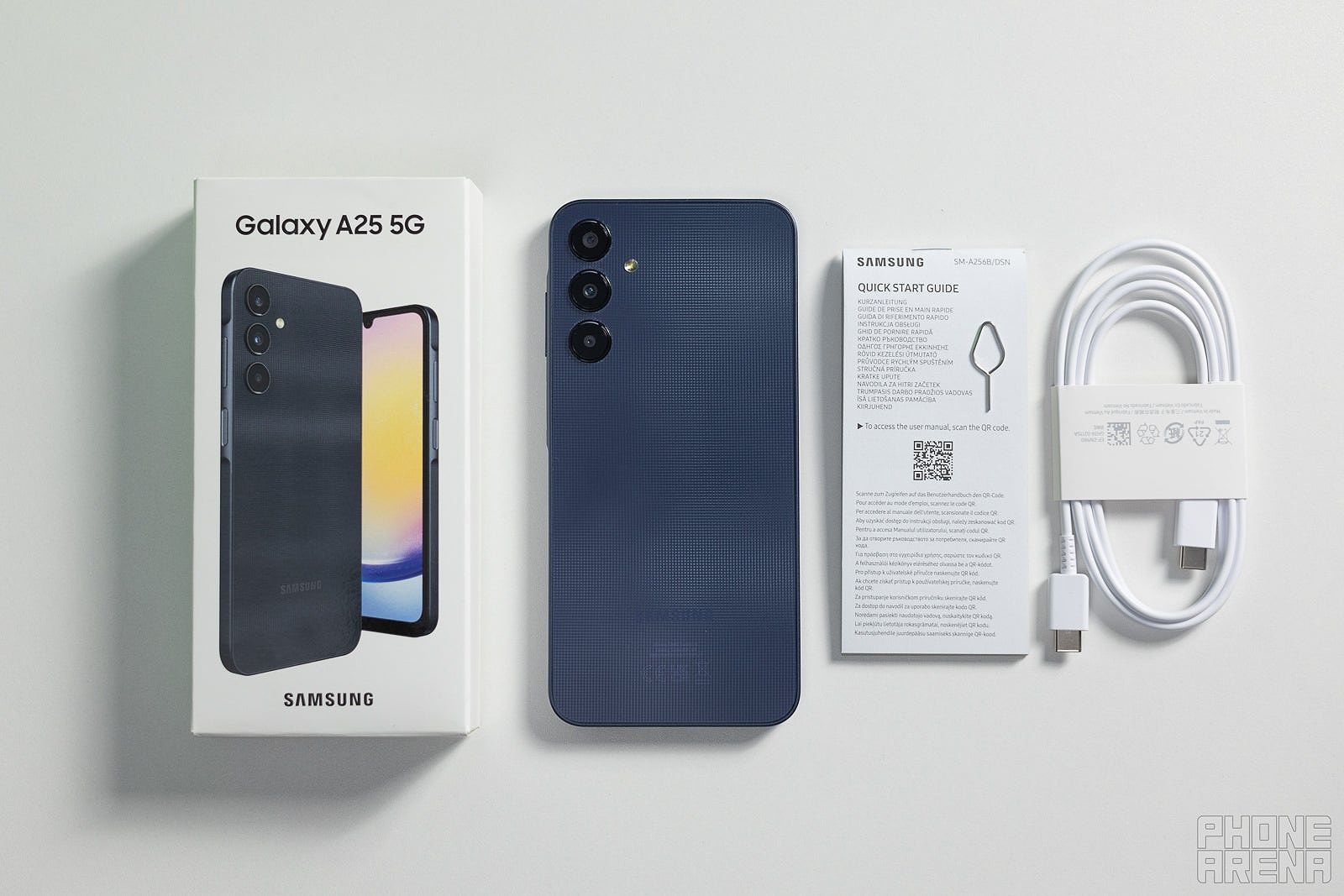 Samsung Galaxy A25 5G box contents